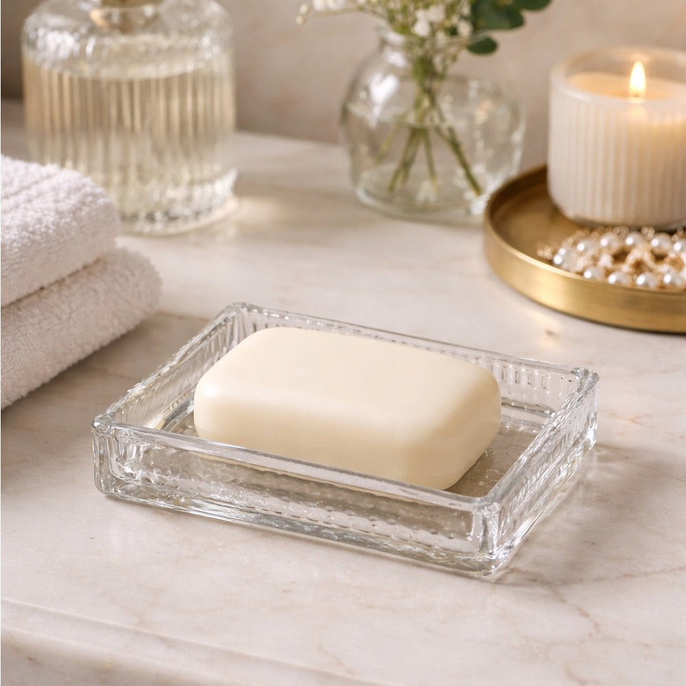 Elegant Crystal Soap Dish